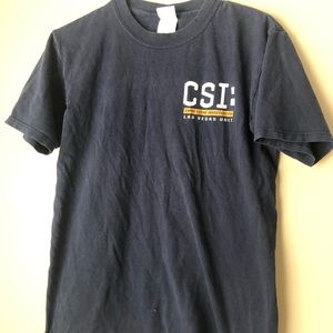 Navy blue CSI tee